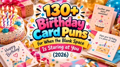 Birthday Card Puns